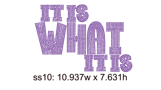 It Is What It Is Digital Template