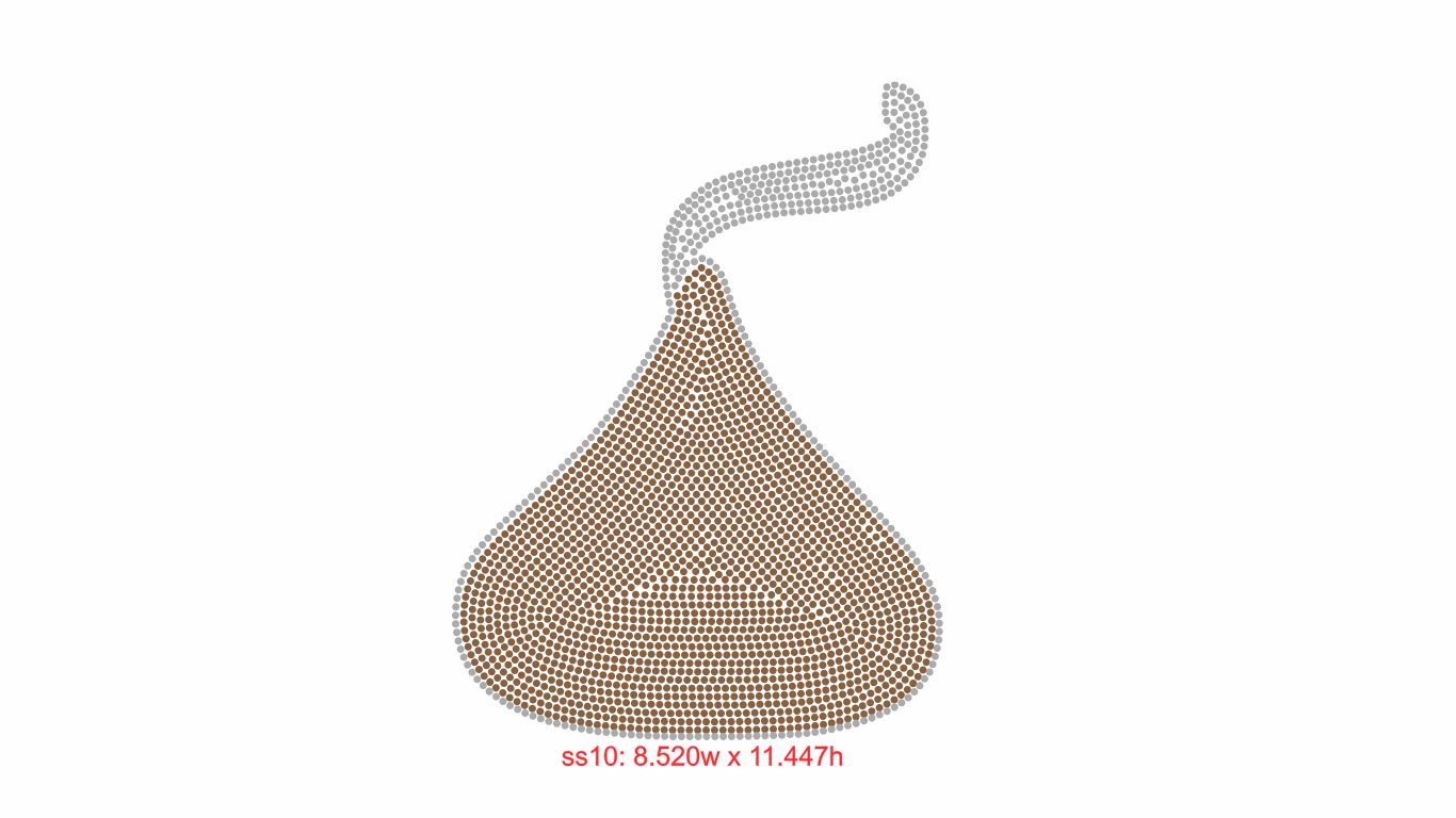 Candy Kiss Digital Template
