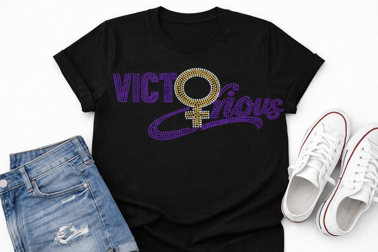 Victorious Rhinestone Template - Digital Download