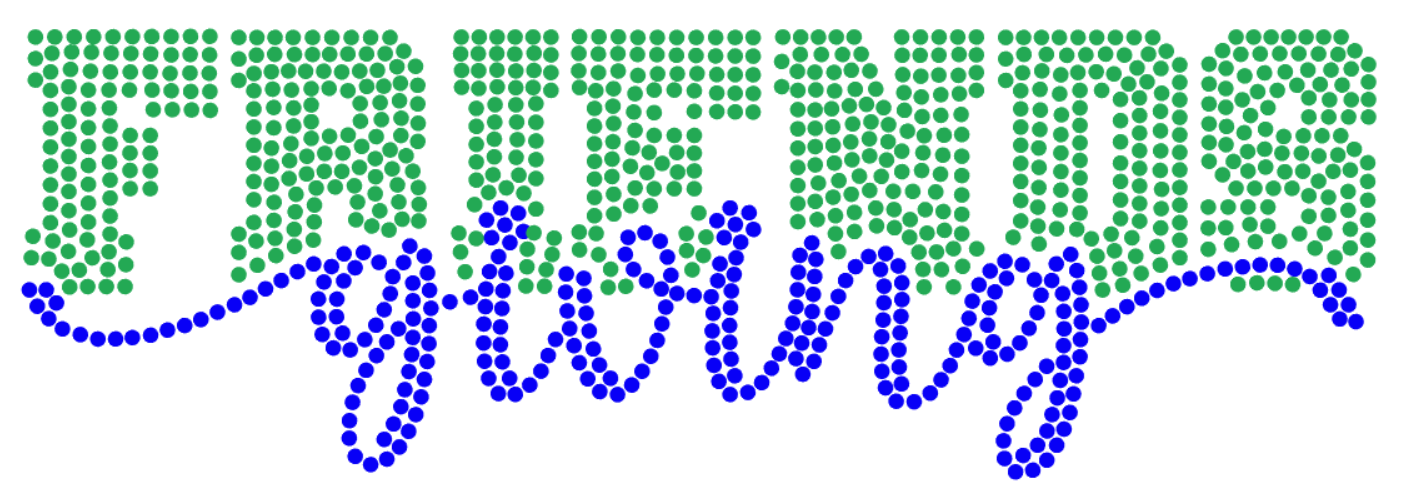 Friendsgiving Rhinestone Template