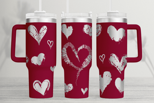 Valentine Love Mug Tumbler 32oz